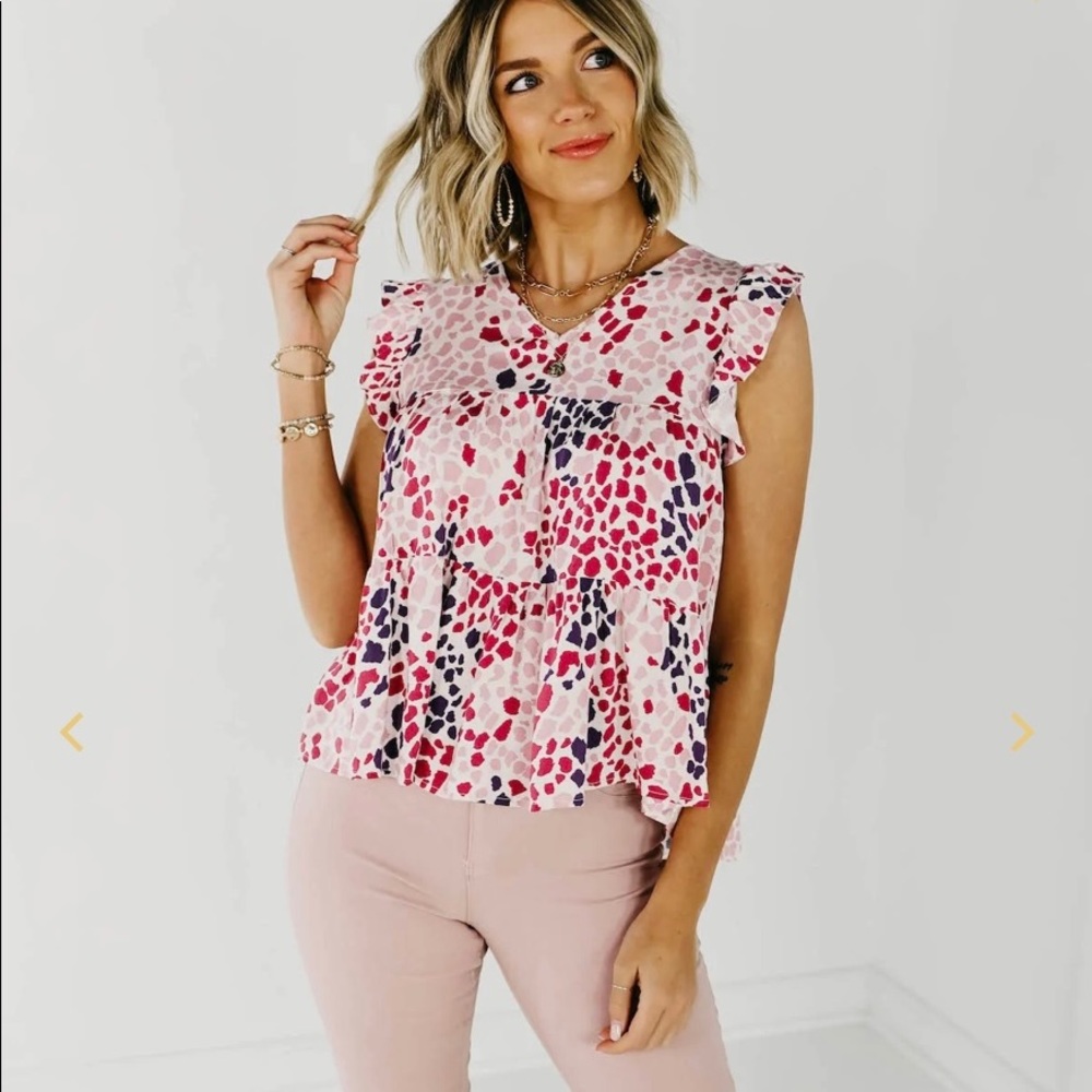 The Deena Tiered Babydoll Blouse